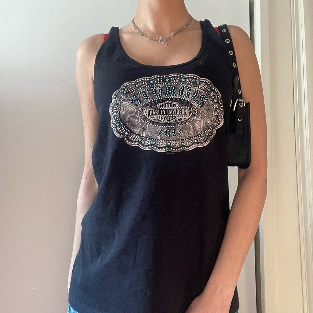 Harley-Davidson Black Tank Top